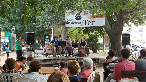 concert a l'embarcador del Ter Nedi Bosch